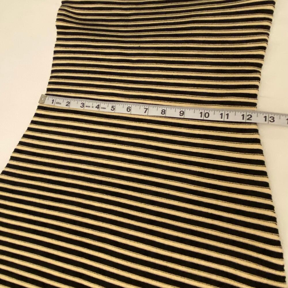 The Wolf Gang Size Small Sunmor Strapless Knit Black & Beige Maxi Dress - Picture 8 of 14